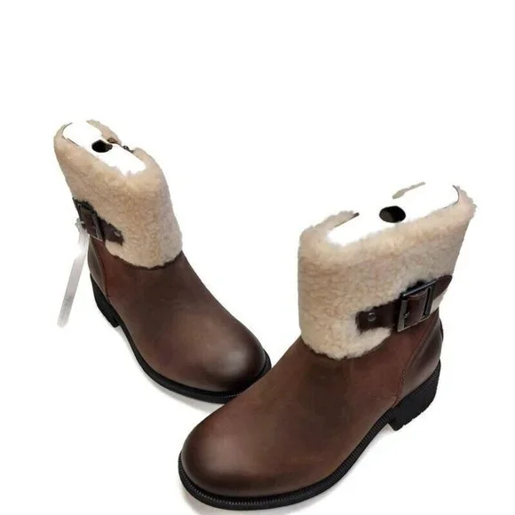 UGG Elings Fashion Waterproof Boots Womens Size 5 El Cap Brown 1112620 - Picture 4 of 8